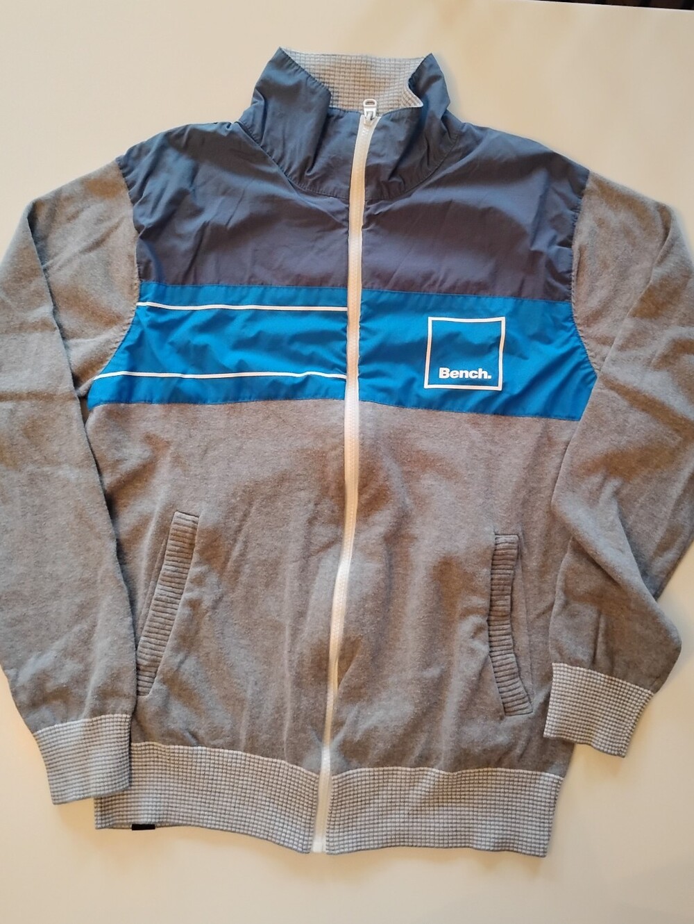 Y2K/Indie-Sleaze era colorblock track jacket-Bench